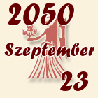 Szűz, 2050. Szeptember 23